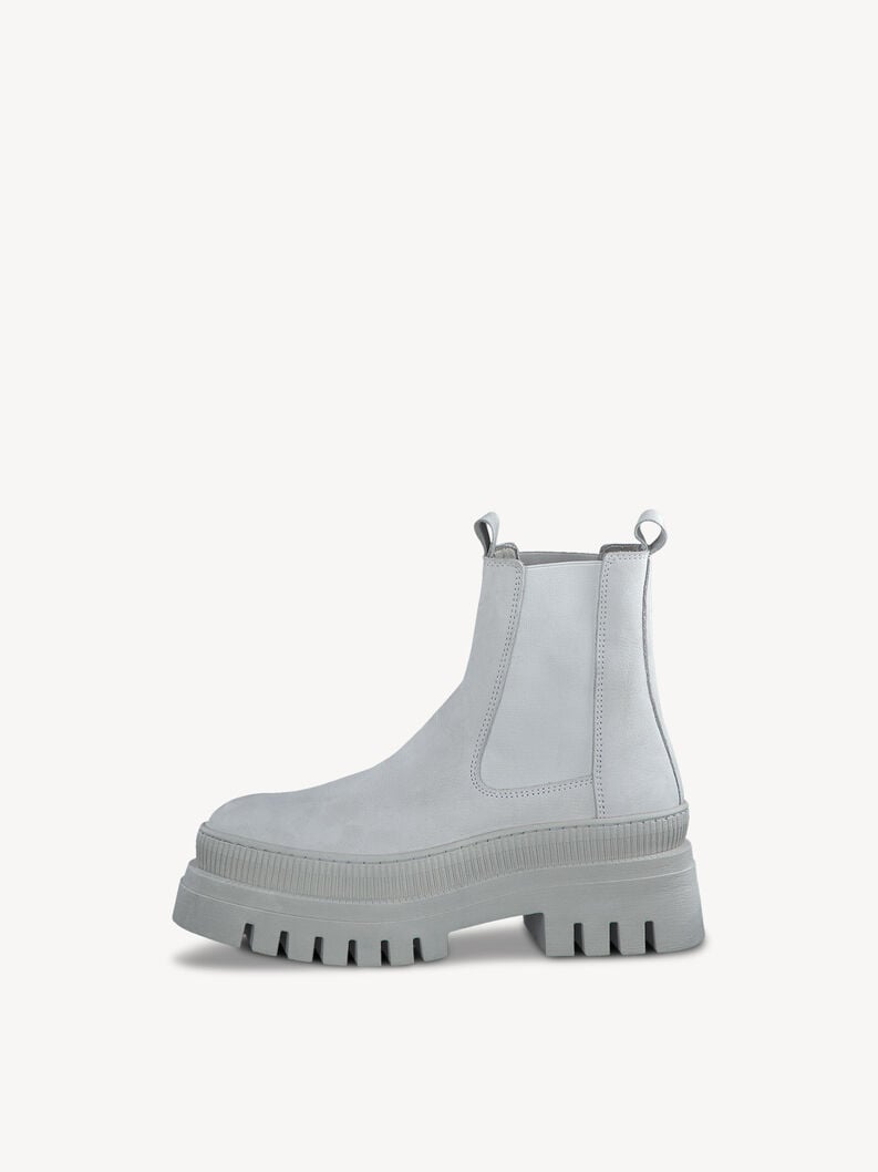 Tamaris | Leder Chelsea Boot - Grau | Soft Grey Uni