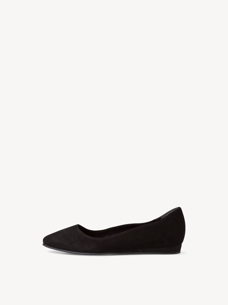 Tamaris | Lederballerina - Schwarz | Black