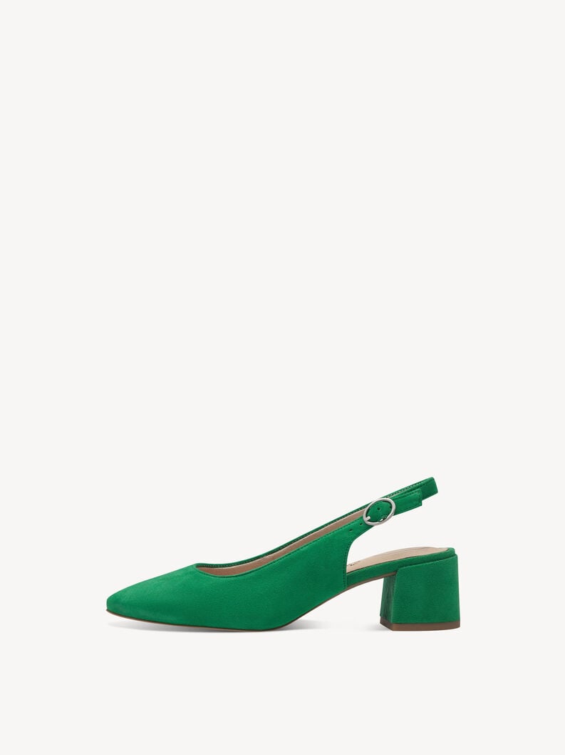 Tamaris | Lederslingpumps - Green | Green