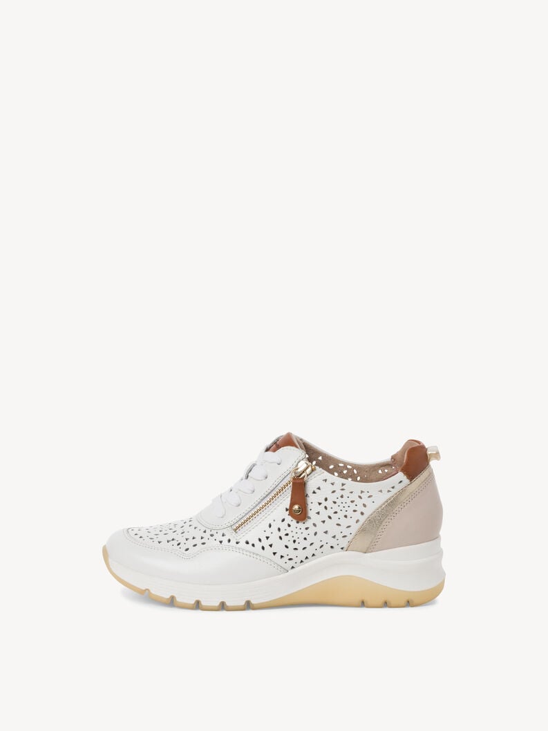 Tamaris | Sneaker - White | White/Cognac