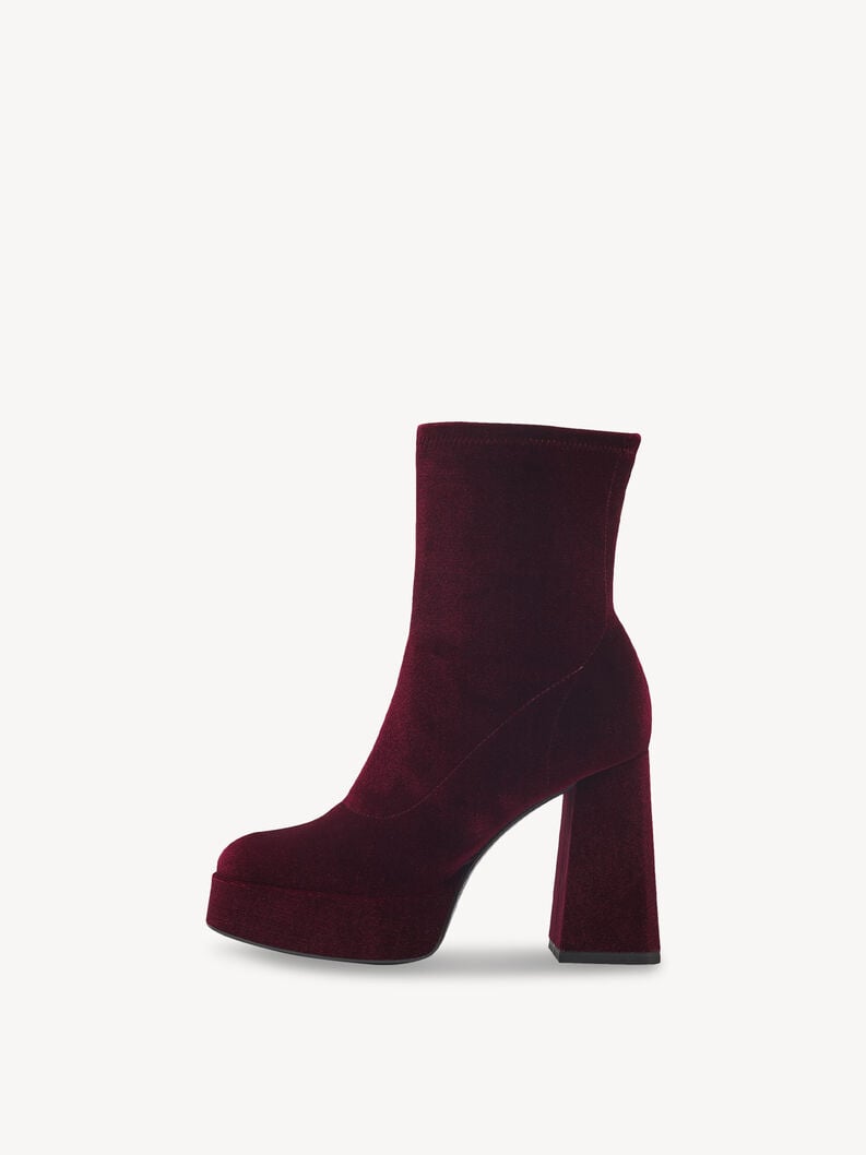 Tamaris | Stiefelette - Rot | Merlot