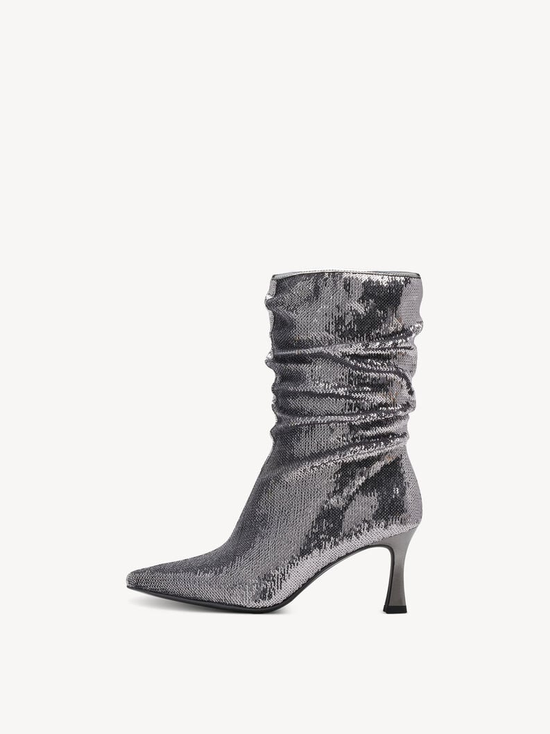 Tamaris | Stiefelette - Metallic | Pewter