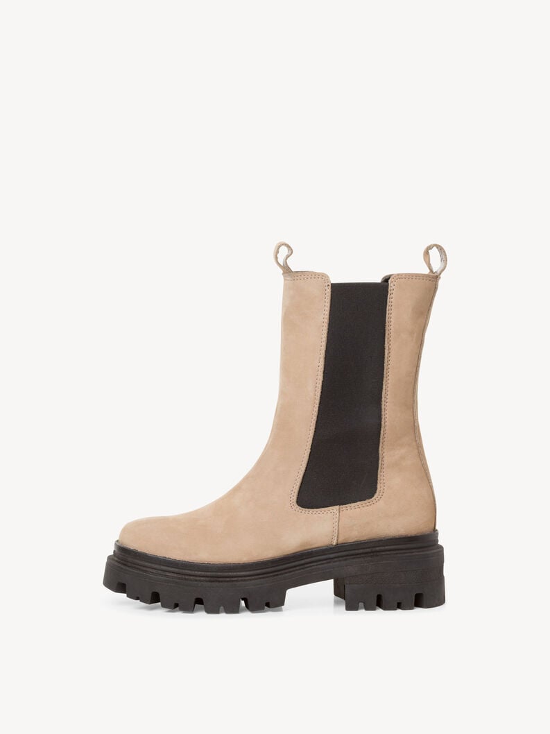 Tamaris | Leder Chelsea Boot - Braun | Taupe