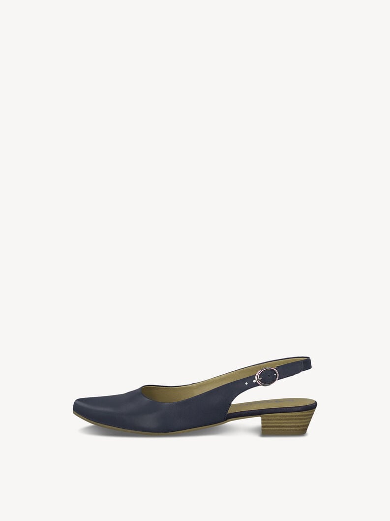 Tamaris | Lederslingpumps - Blau | Navy