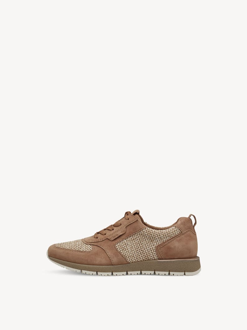 Tamaris | Ledersneaker - Braun | Almond Comb