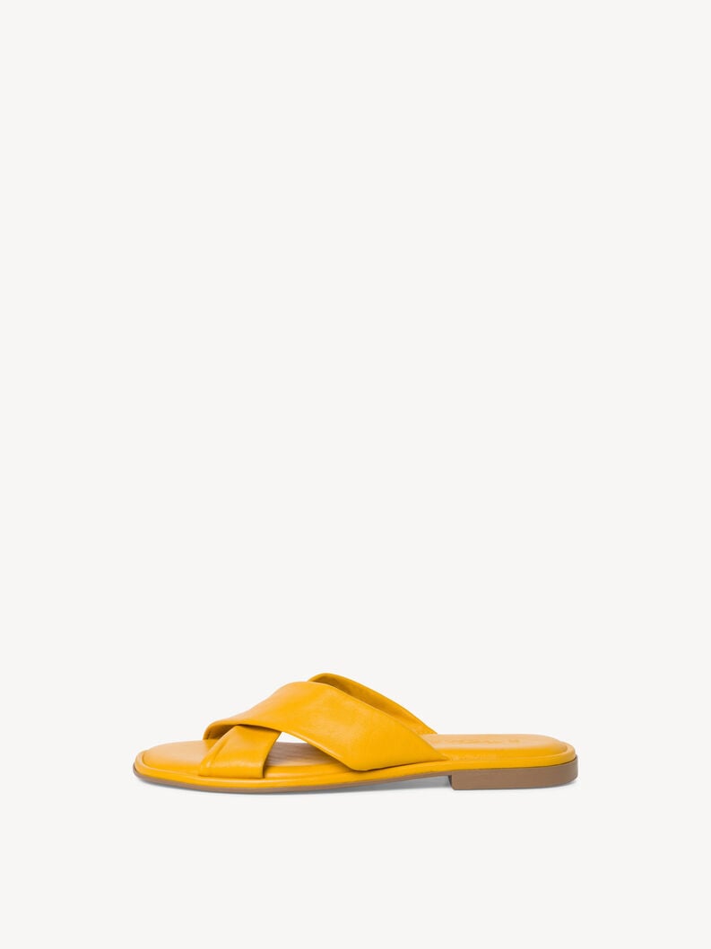 Tamaris | Lederpantolette - Gelb | Yellow