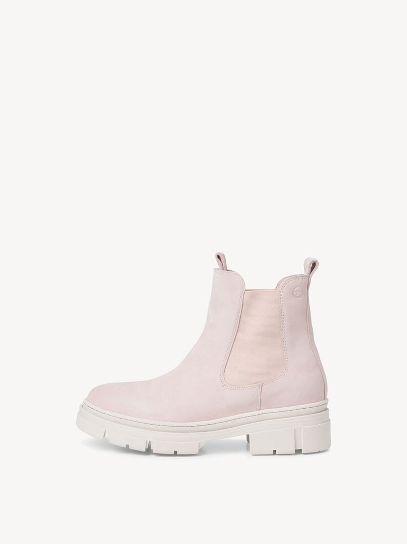 Tamaris | Leder Chelsea Boot - Rosa | Rose