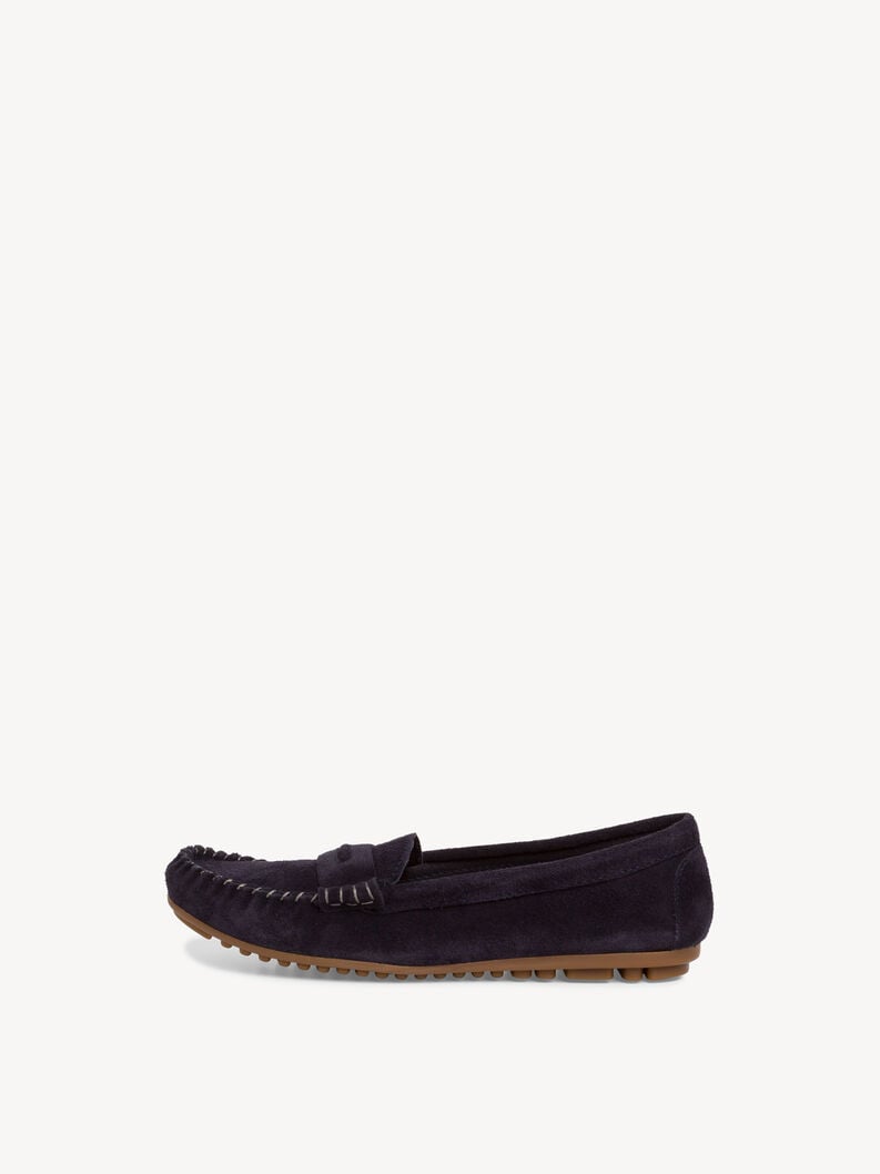 Tamaris | Ledermoccassin - Blau | Navy