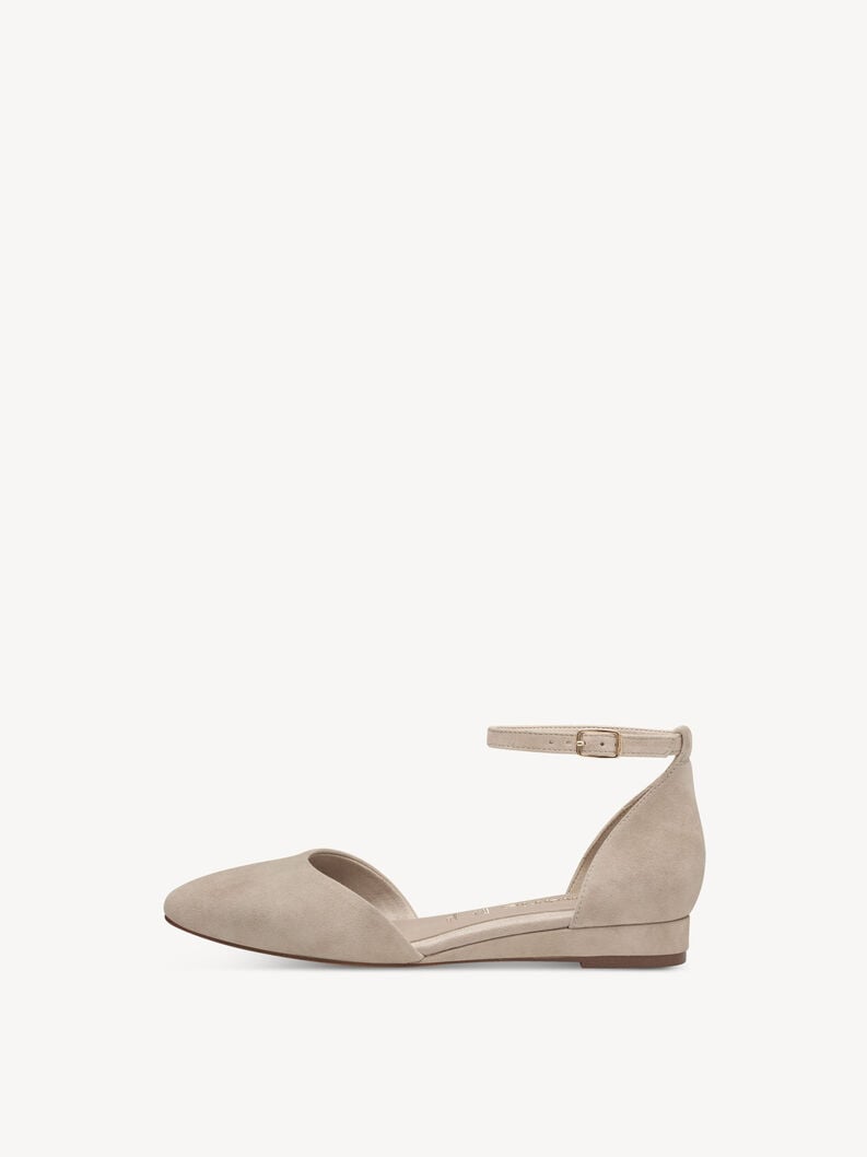 Tamaris | Lederballerina - Beige | Beige