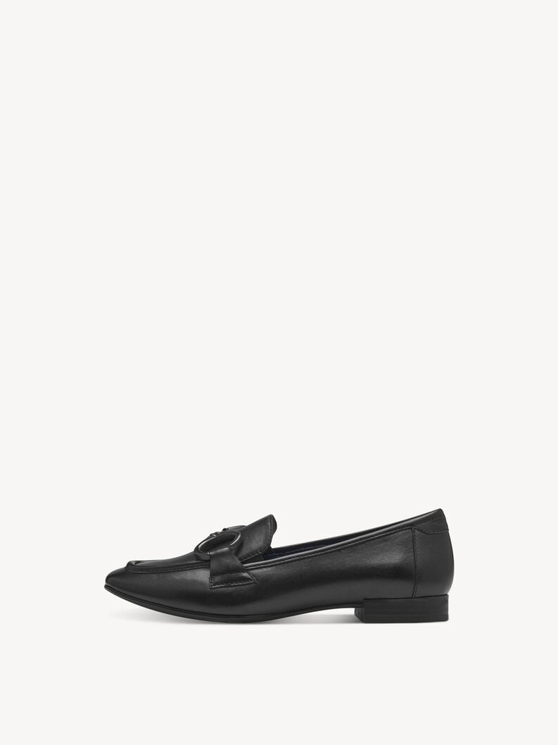 Tamaris | Lederslipper - Schwarz | Black Nappa