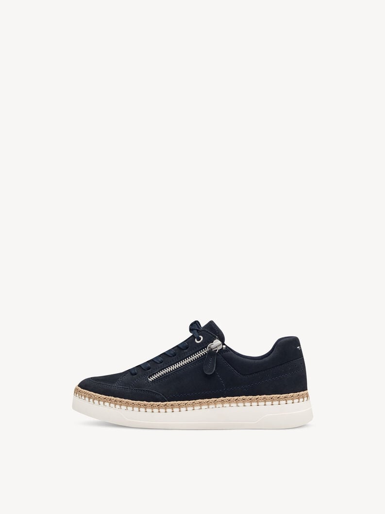 Tamaris | Ledersneaker - Blau | Navy