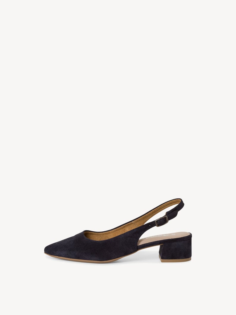 Tamaris | Lederslingpumps - Blau | Navy