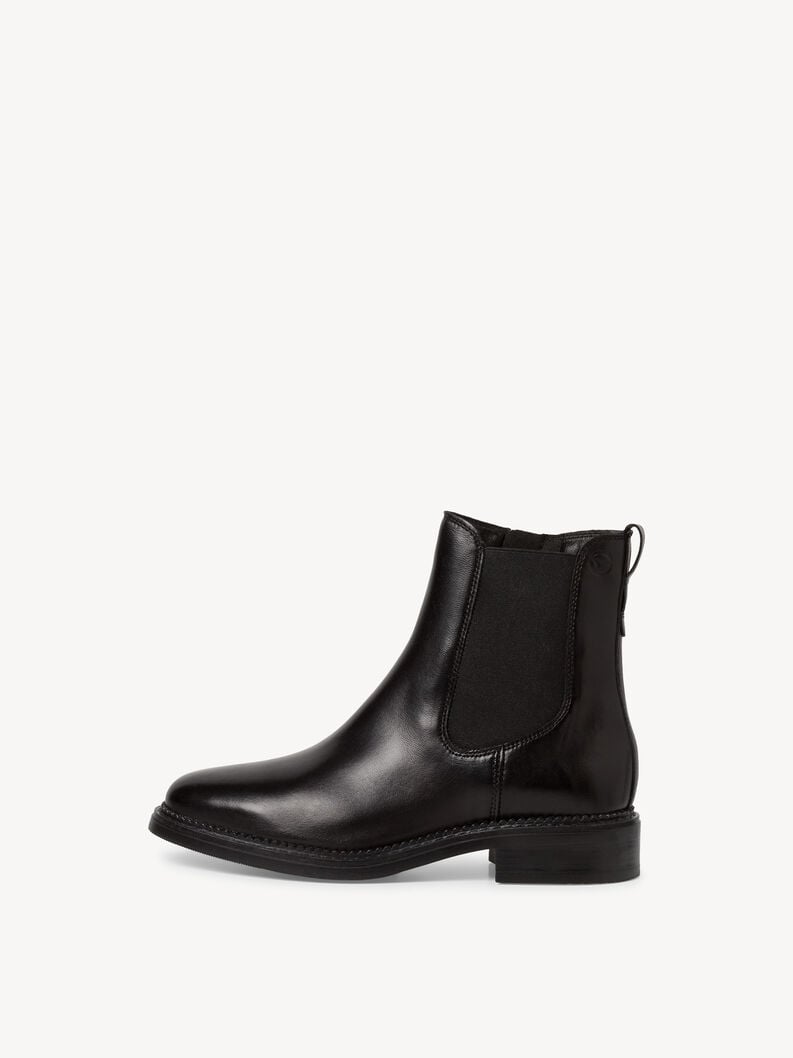 Tamaris | Leder Chelsea Boot - Schwarz | Black