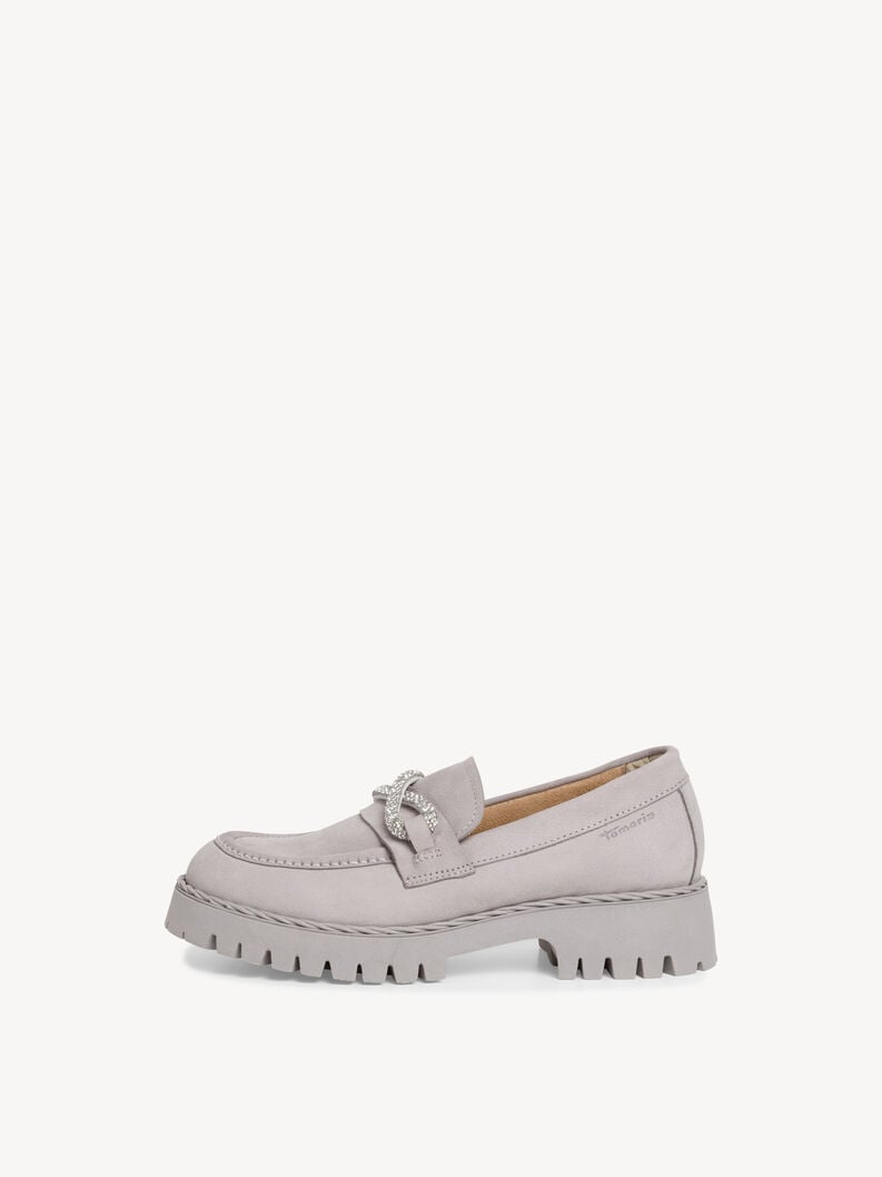 Tamaris | Lederslipper - Grau | Light Grey