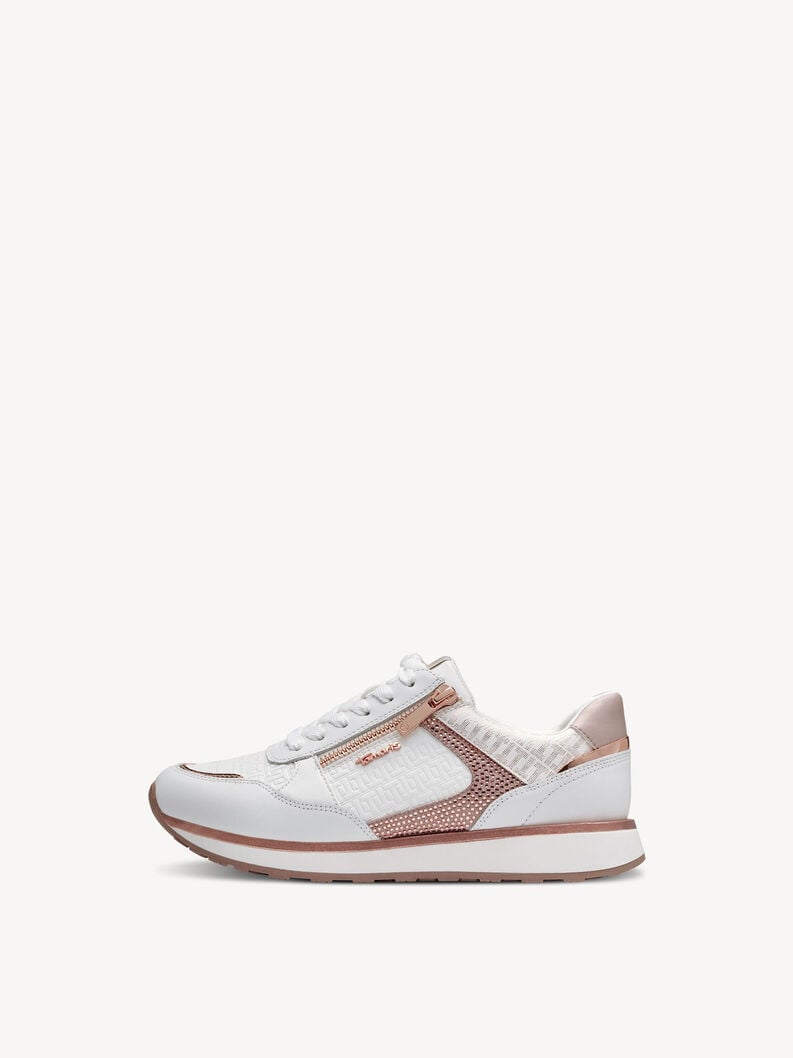 Tamaris | Sneaker - White | Wht/Rose Gold