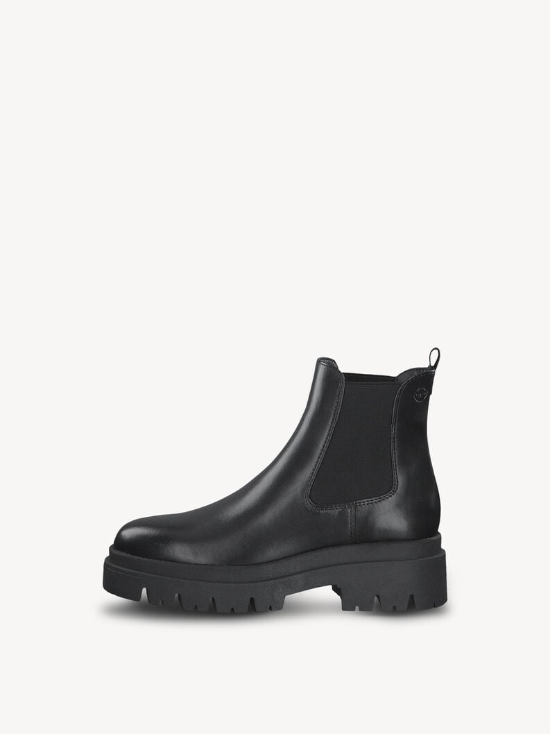 Tamaris | Leder Chelsea Boot - Schwarz | Black Leather