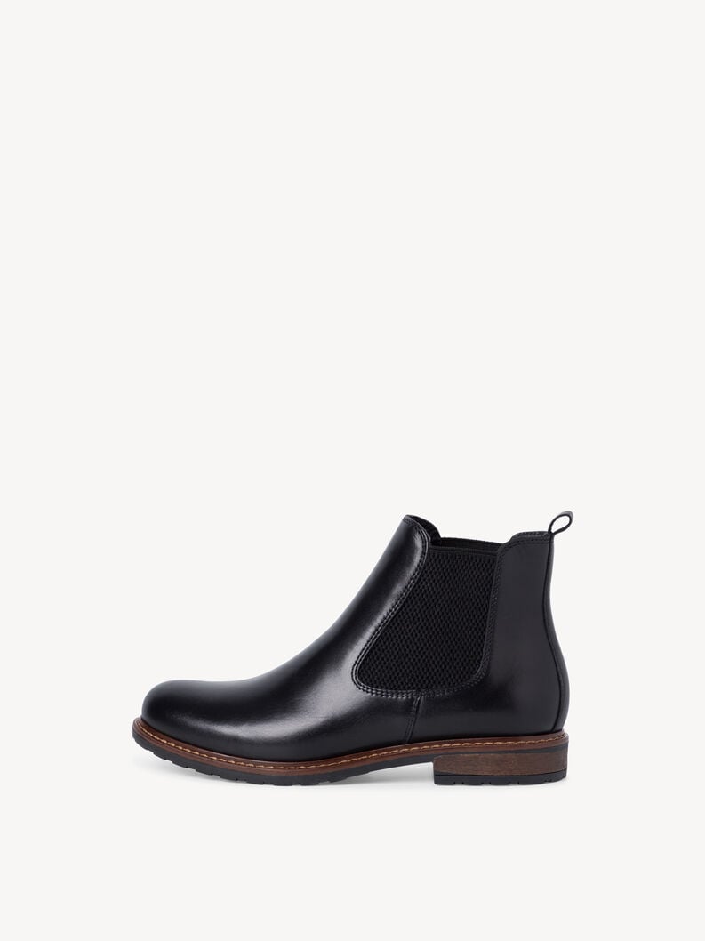 Tamaris | Leder Chelsea Boot - Schwarz | Black Leather