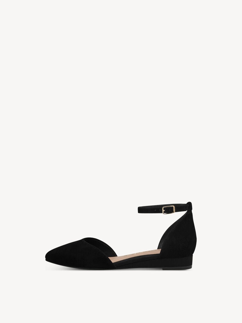 Tamaris | Lederballerina - Schwarz | Black