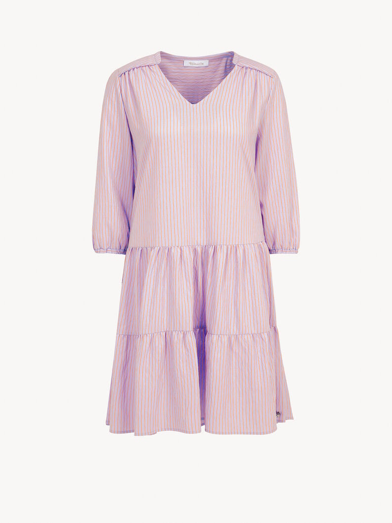 Tamaris | Kleid - Lila | Lavender/Dusty Orange Striped