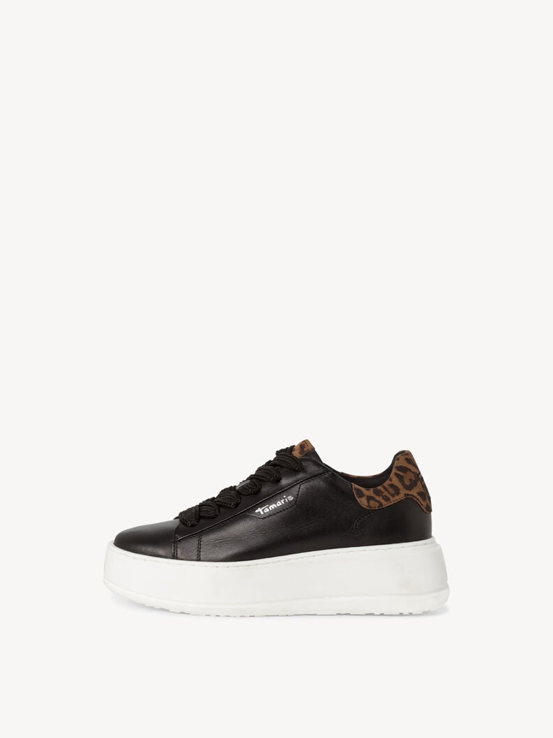 Tamaris | Sneaker - Schwarz | Black/Leopard