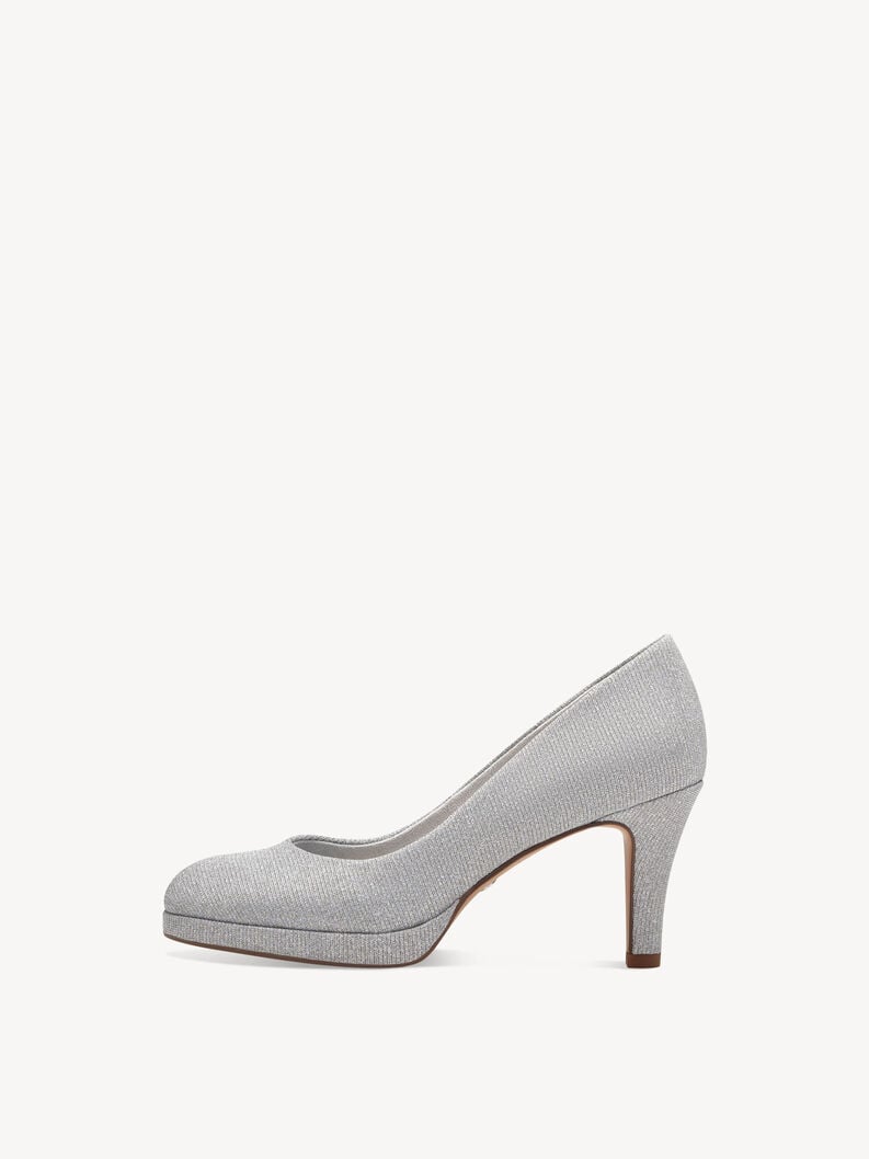 Tamaris | Pumps - Silber | Silver Glam