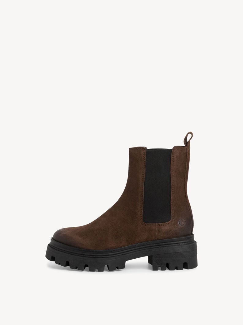 Tamaris | Leder Chelsea Boot - Braun | Mocca