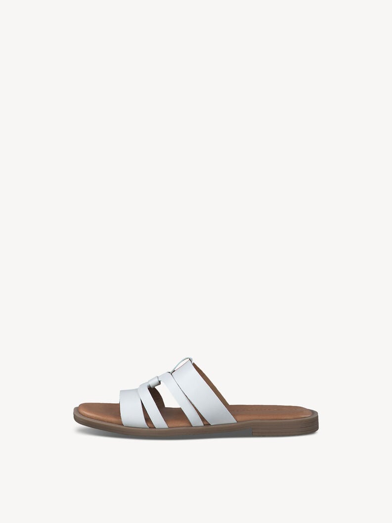 Tamaris | Lederpantolette - White | White