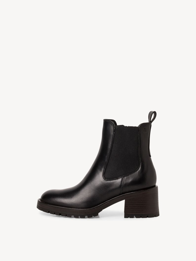 Tamaris | Leder Chelsea Boot - Schwarz | Black Leather