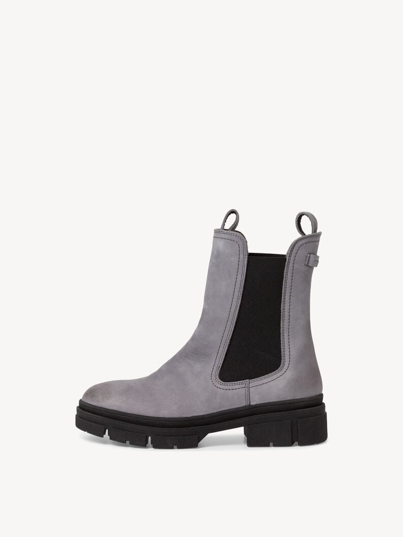 Tamaris | Leder Chelsea Boot - Grau | Grey Nubuc