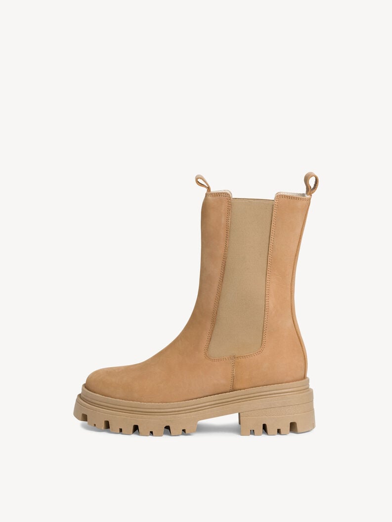 Tamaris | Leder Chelsea Boot - Braun | Camel