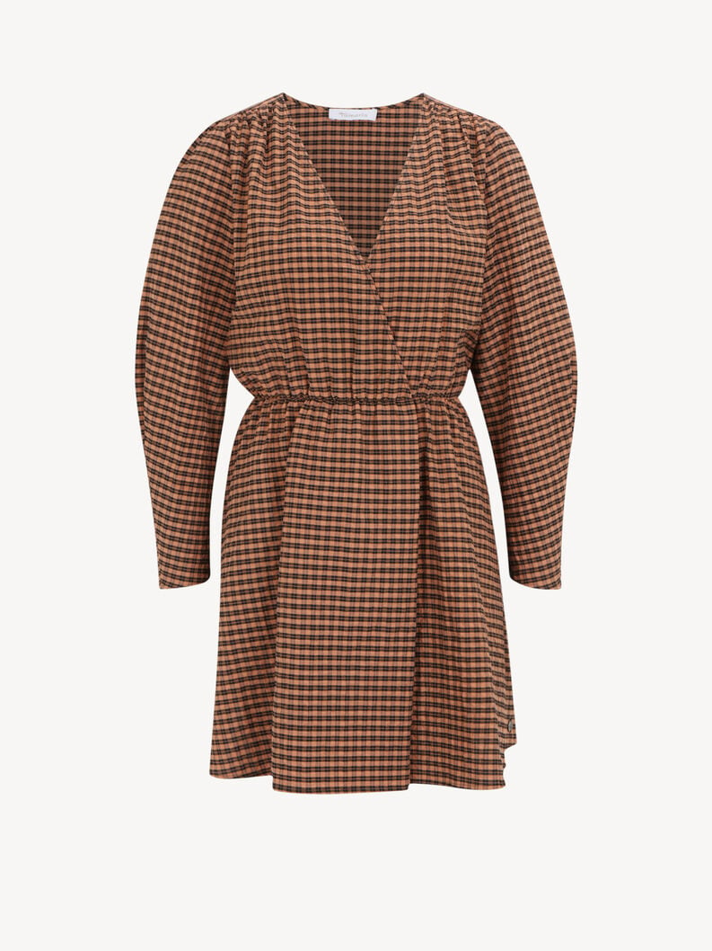 Tamaris | Kleid - Braun | Pecan Brown Check