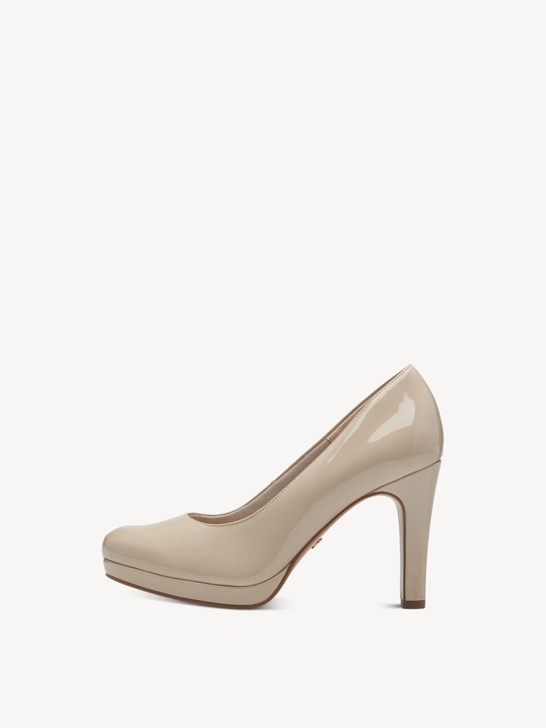 Tamaris | Pumps - Beige | Beige Patent