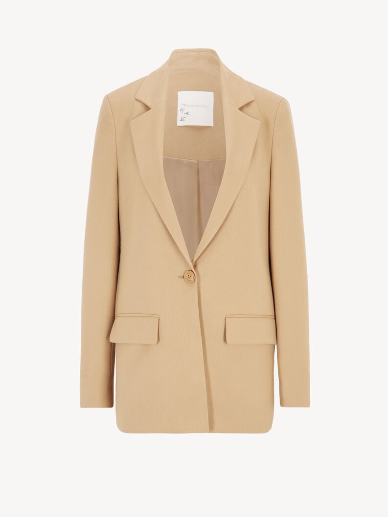 Tamaris | Blazer - Beige | Iced Coffee