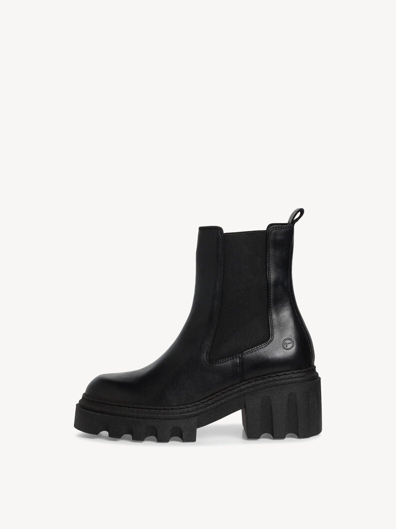 Tamaris | Leder Chelsea Boot - Schwarz | Black