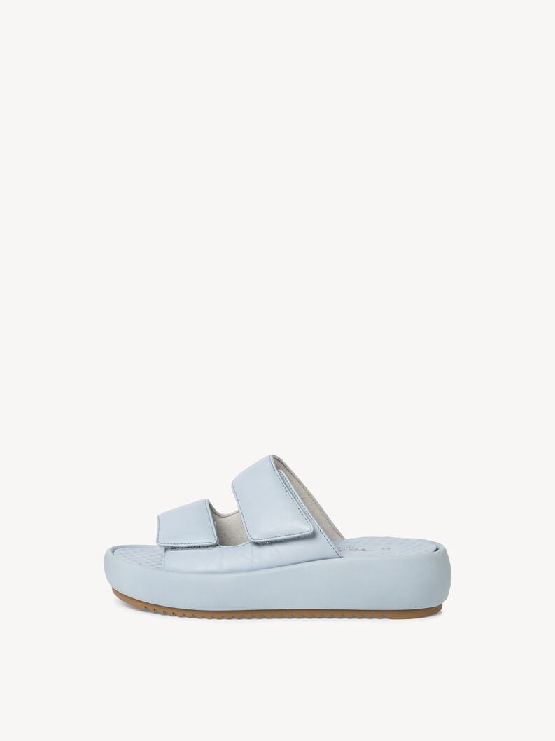 Tamaris | Lederpantolette - Blau | Light Blue