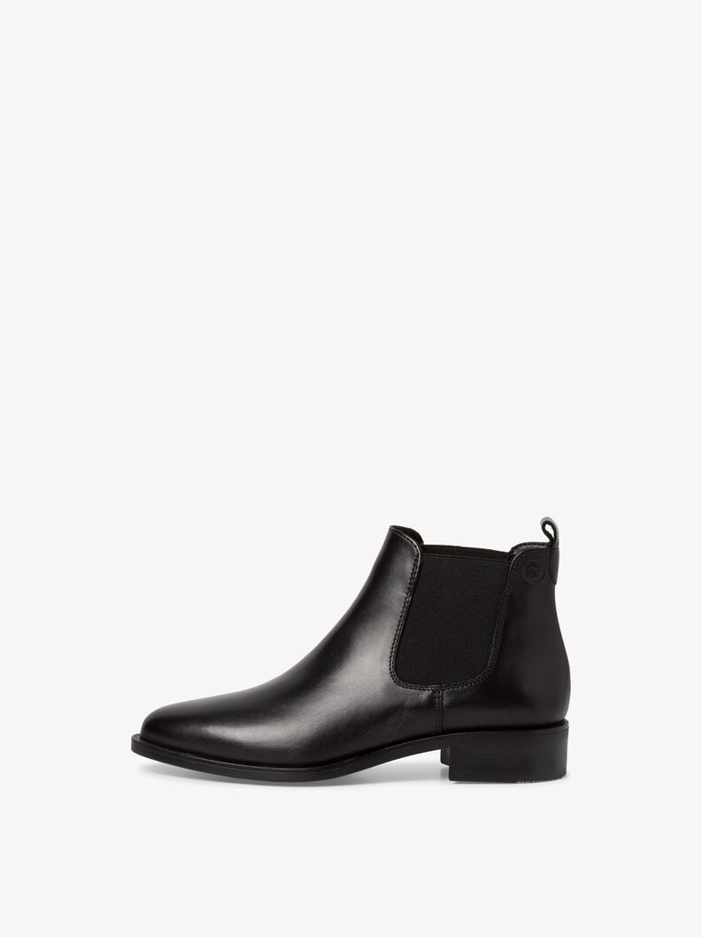 Tamaris | Leder Chelsea Boot - Schwarz | Black