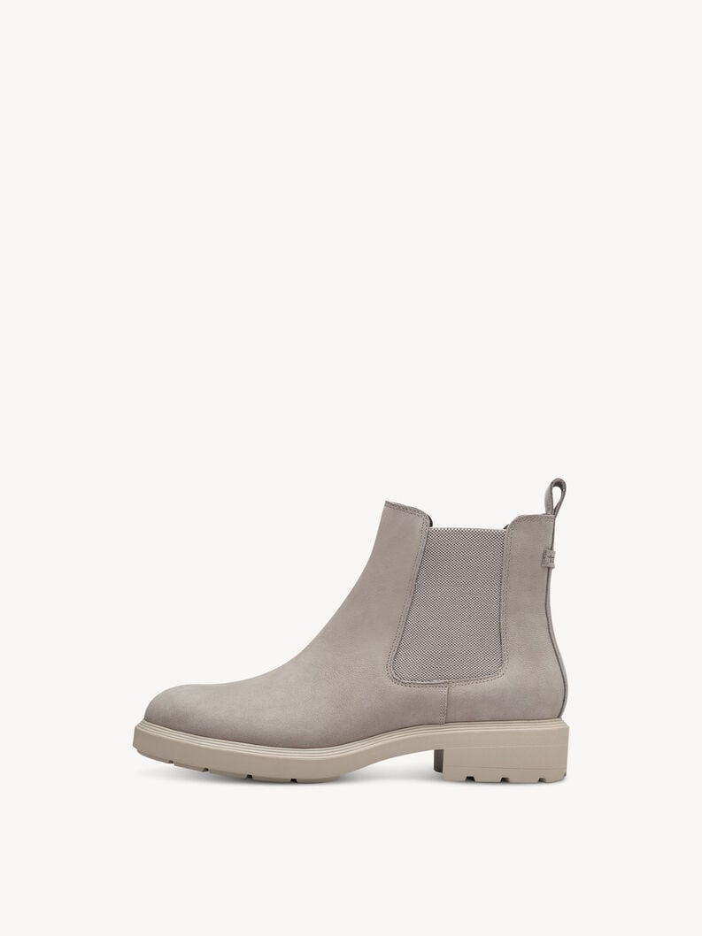 Tamaris | Leder Chelsea Boot - Beige | Taupe