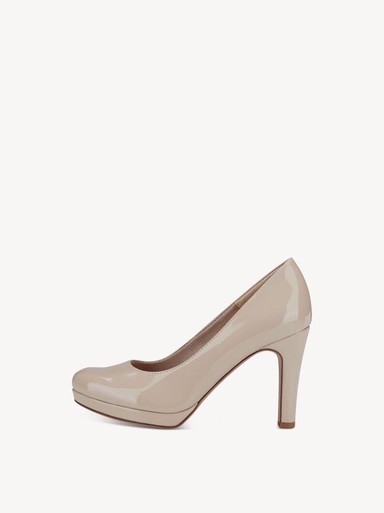 Tamaris | Pumps - Beige | Beige Patent