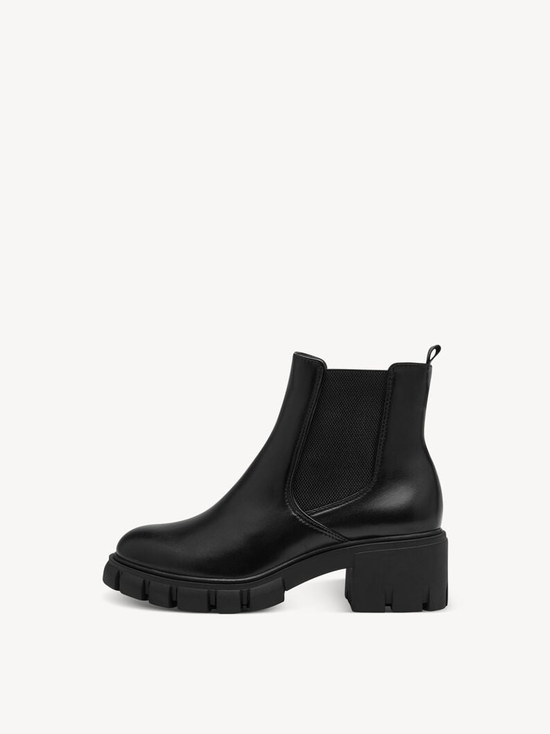 Tamaris | Leder Chelsea Boot - Schwarz | Black Uni