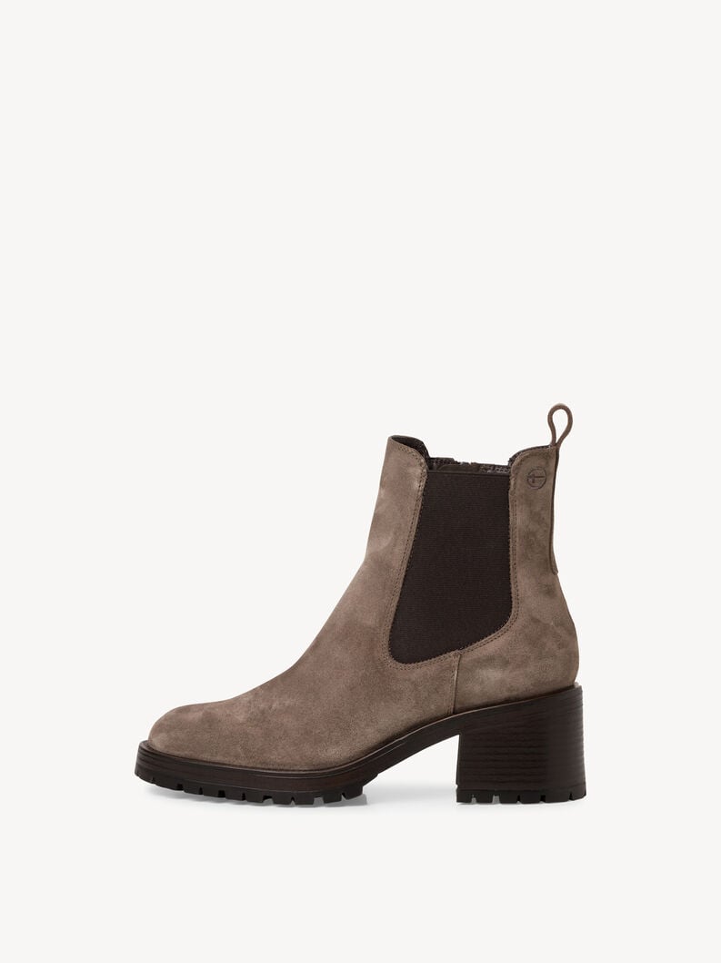 Tamaris | Leder Chelsea Boot - Beige | Taupe