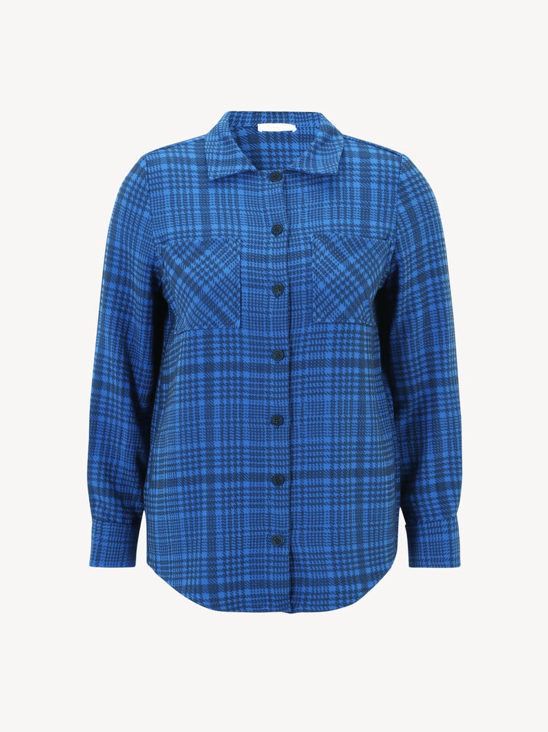 Tamaris | Hemd - Blau | Blueberry Houndstooth Check