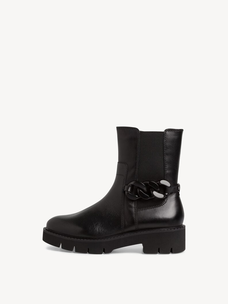 Tamaris | Leder Chelsea Boot - Schwarz | Black Nappa