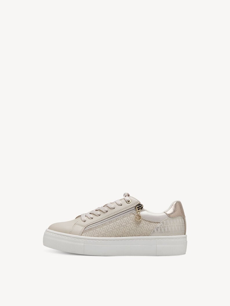 Tamaris | Sneaker - Beige | Ivory/Gold