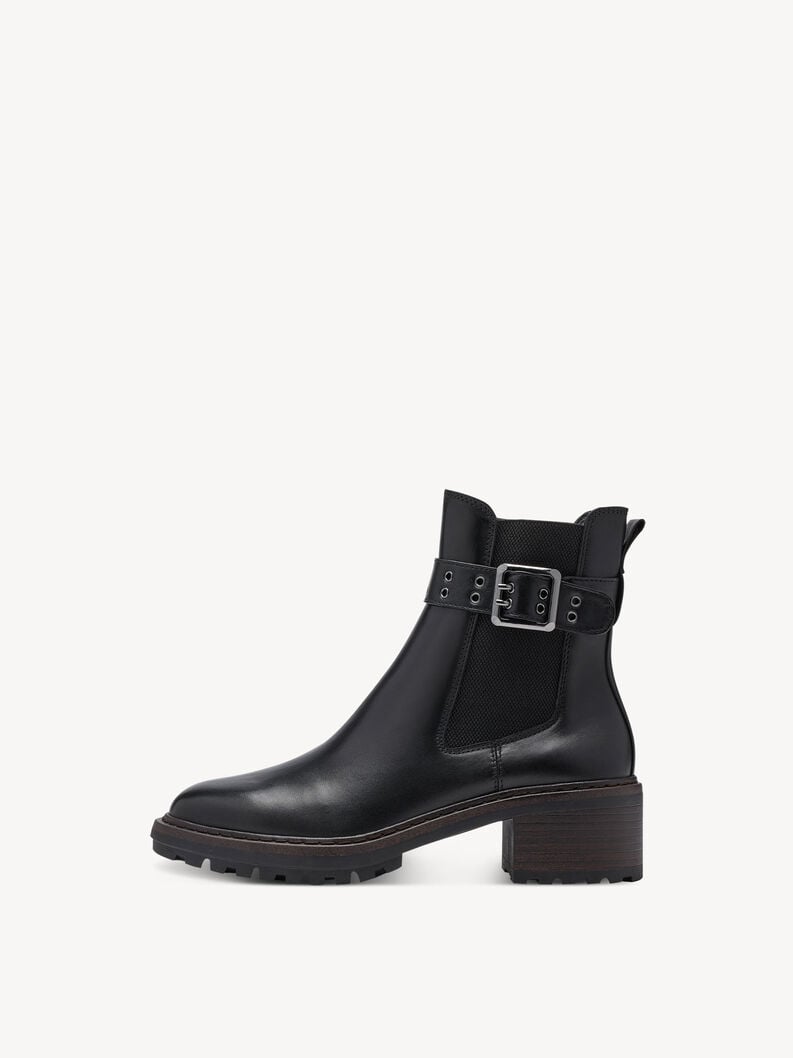 Tamaris | Leder Chelsea Boot - Schwarz | Black