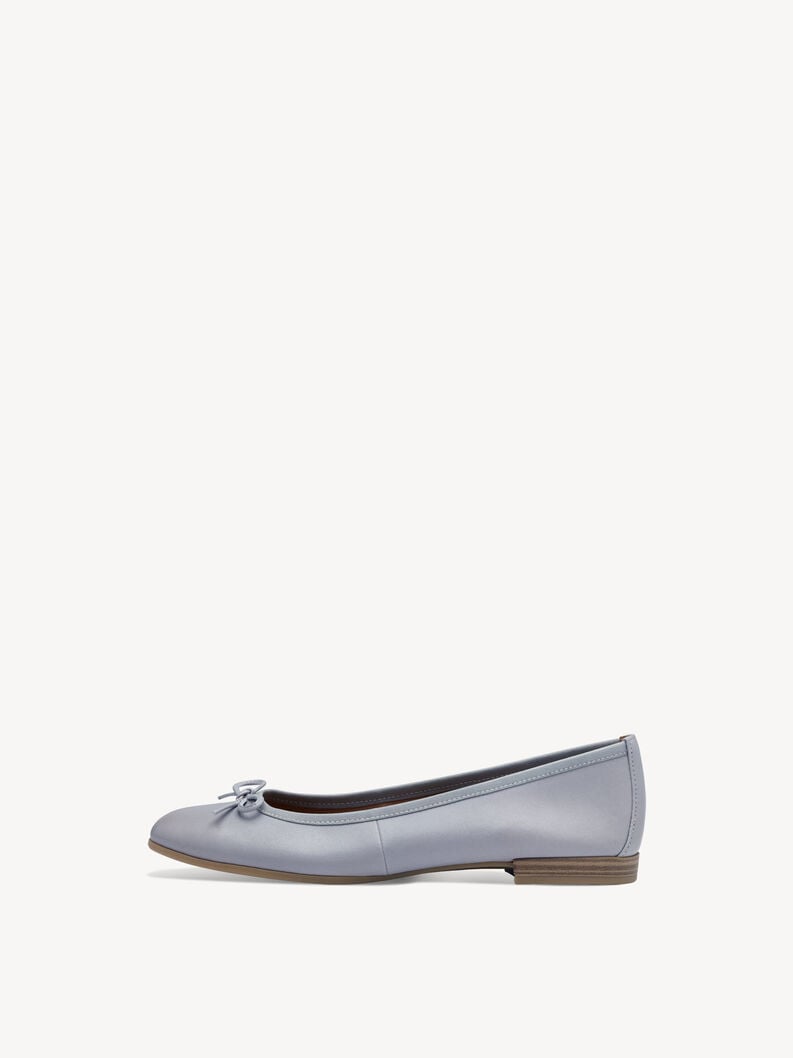 Tamaris | Lederballerina - Blau | Light Blue