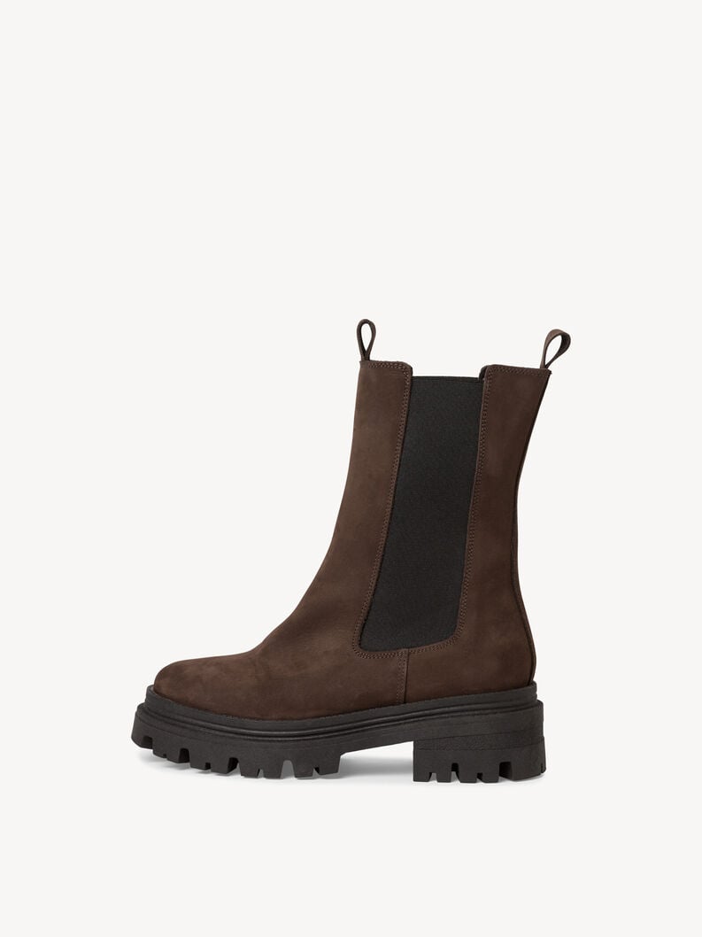 Tamaris | Leder Chelsea Boot - Braun | Chocolate