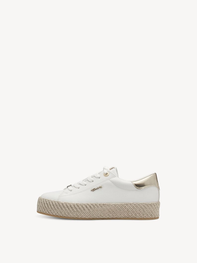 Tamaris | Sneaker - White | White/Gold