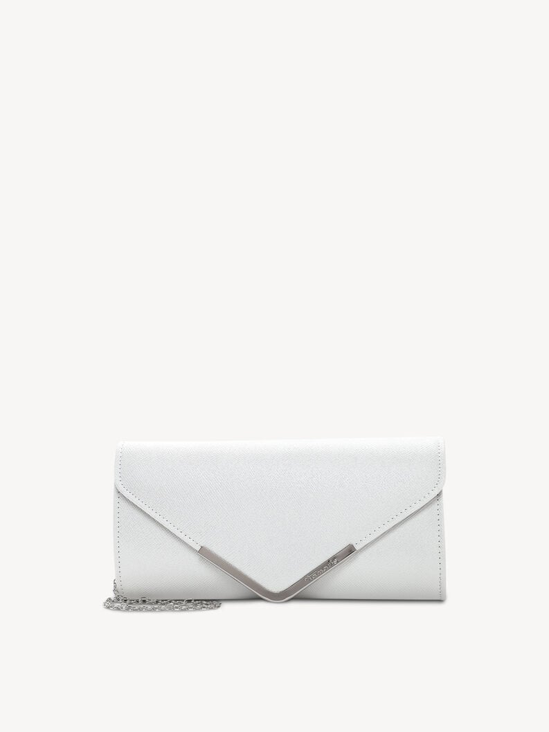 Tamaris | Clutch - White | White Metallic