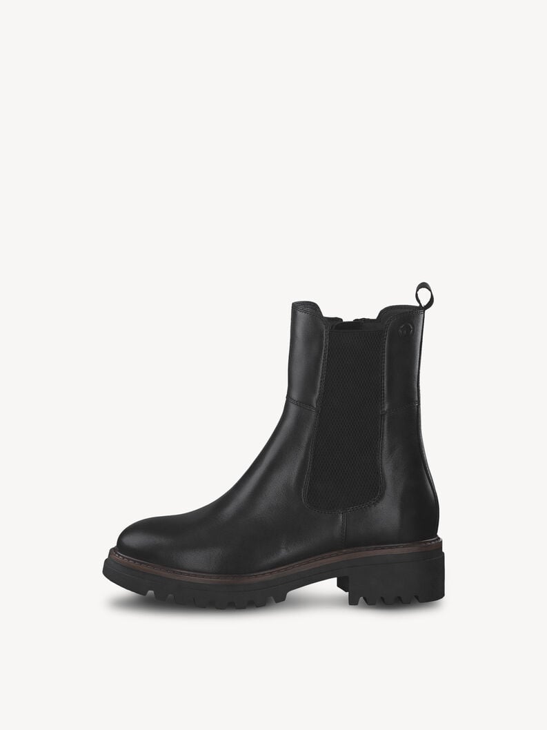 Tamaris | Leder Chelsea Boot - Schwarz | Black