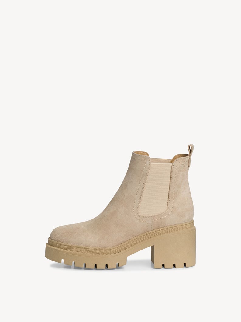 Tamaris | Leder Chelsea Boot - Beige | Cream